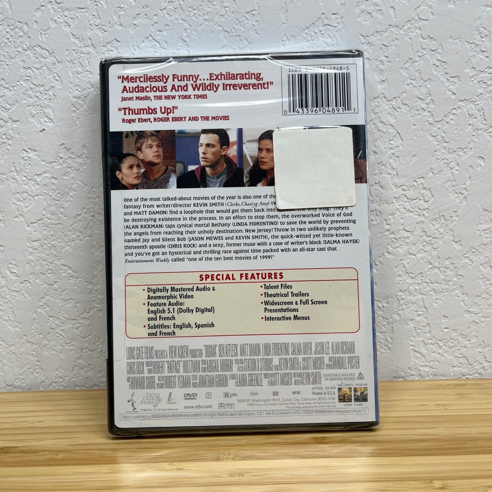 Lions Gate Dogma DVD Kevin Smith Ben Affleck Matt Damon 1999‎ Rare Cult Classic - Picture 2 of 7